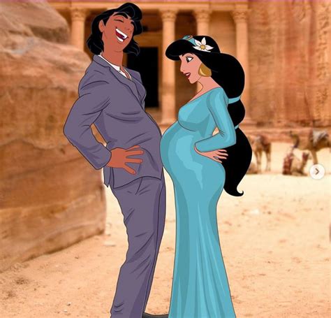 Fan Art Reimagines Disney Princesses Pregnant And As Moms