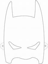 Batman Mask Printable Coloring Print Kids Face Pdf Open  Masks Pages sketch template