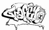 Graffitis Pages sketch template