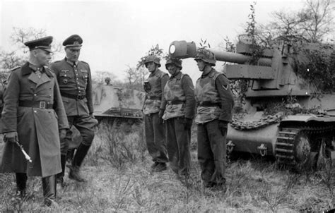 ritterkreuztraeger visit  erwin rommel   panzer division  france
