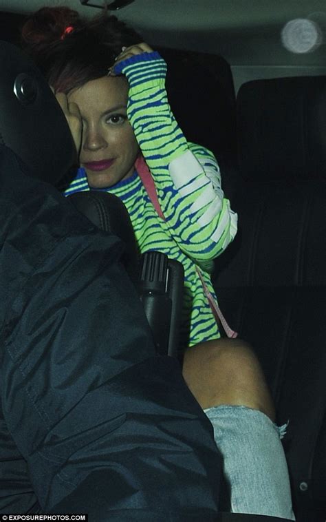 Lily Allen Steps Out With Husband Sam Cooper On Return From Bangerz