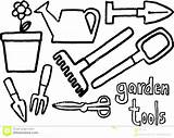 Coloring Pages Tools Garden Tool Gardening Drawing Printable Clipart Construction Simple Carpenter Clip Colouring Preschool Da Measuring Tape Getcolorings Color sketch template