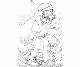 Toph Avatar Coloring Pages Cute sketch template