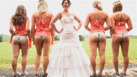 nude share nsfw new trend of bridesmaids mooning