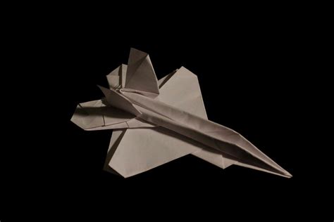 fighter jet paper plane origami