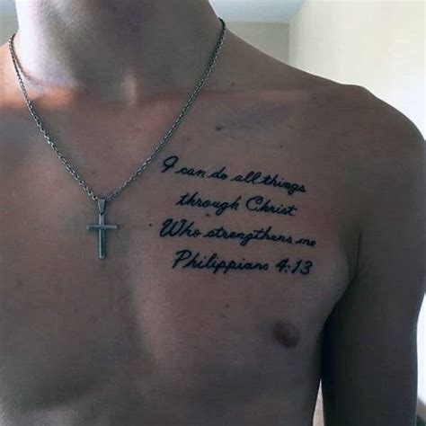 40 Philippians 4 13 Tattoo Designs For Men Bible Verse Ideas