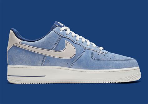 nike air force   suede blue dh  sneakernewscom