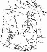 Gethsemane Lds Christ Atonement Colorig sketch template