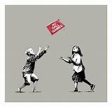 Banksy Stopping sketch template