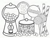 Coloring Pages Lollipop Candy Land Popular sketch template