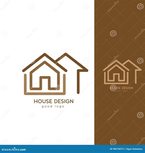 modern house logo design template flat simple stock vector illustration  construction
