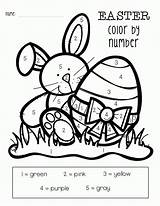 Easter Color Numbers Coloring Number Printable Pages Kids Preschool Activities Kindergarten Colors Worksheets Sheets Colouring Printables Bestcoloringpagesforkids Egg School Crafts sketch template