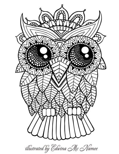 coloring pages owl coloring pages animal coloring pages