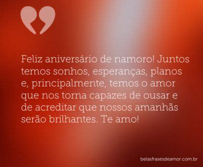 mensagens de aniversario de namoro  namorado