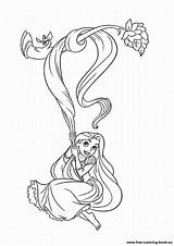 Zlatokosa Rapunzel Tangled Enredados Princess Bojanke Barbie Bojenje Slike Nazad Decu sketch template