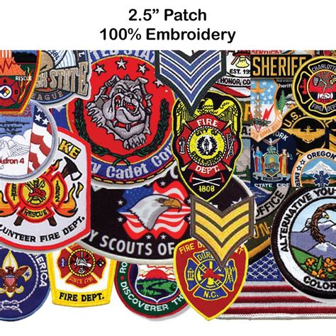 embroidered patch  embroidery pe rfg