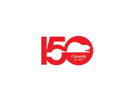 canada 150th anniversary logos by aster fonts in use