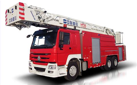 zoomlion yt aerial ladder fire fighting vehicle zoomlion aerial