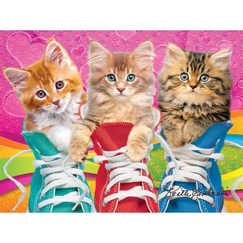 Sneaky Cats 350 Large Piece Jigsaw Puzzle Spilsbury