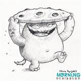 Scribbles Morningscribbles Ryniak sketch template