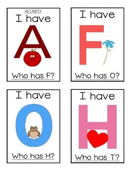 alphabet game  kindergarten squared tpt