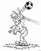 Voetbal Kleurplaat Kleurplaten Coloring Hoofd Bal Tegen Neymar Soccer Scheidsrechter Americain Auu Coloriages Fussball Animaatjes Animes sketch template