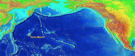 World S Largest Volcano Tamu Massif Mapped For Clues To