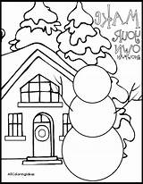 Coloring Winter Wonderland Printable Pages Color Getcolorings Print Sheets Colouring sketch template