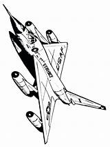 Coloring Pages Jet Plane Airplanes Getcolorings Planes sketch template