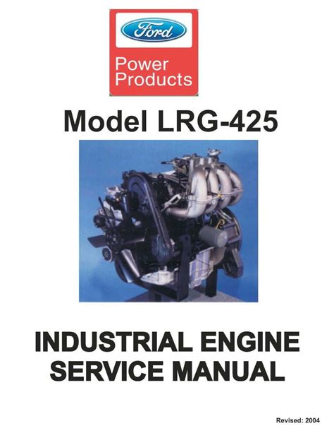 ford lrg  engine workshop manual ebay