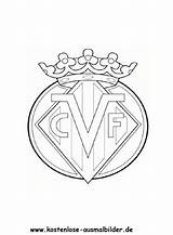 Spanien Villarreal Fussball Vereinswappen Fußball Wappen Malvorlagen sketch template
