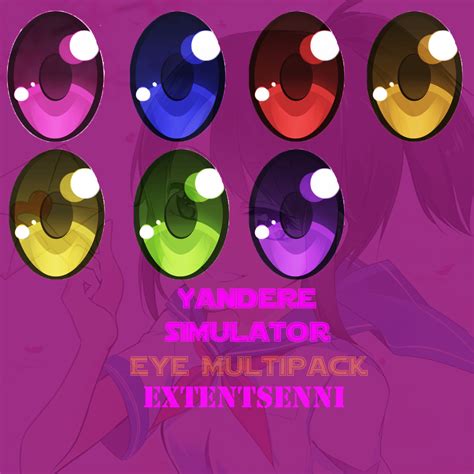 yandere simulator eye multipack  extentsenni  deviantart