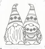 Gnome Coloring Christmas Gnomes Pages Colouring Drawing Winter Noel Crafts Ausmalbilder Malvorlagen Drawings Dessin Patterns Coloriage Santa Sheets Easy Books sketch template