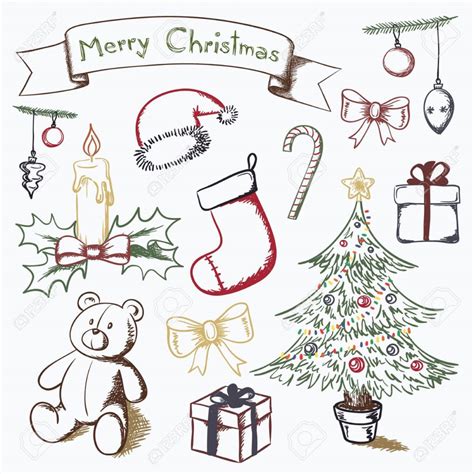 merry christmas drawing images  getdrawings
