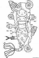 Coloring Relaxing Yoga Pages Mermaid After Time Printable Quiet sketch template
