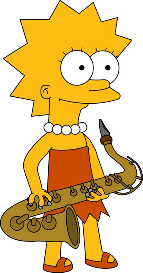 Lisa Simpson The Famous Sax Player Our Imaginary C