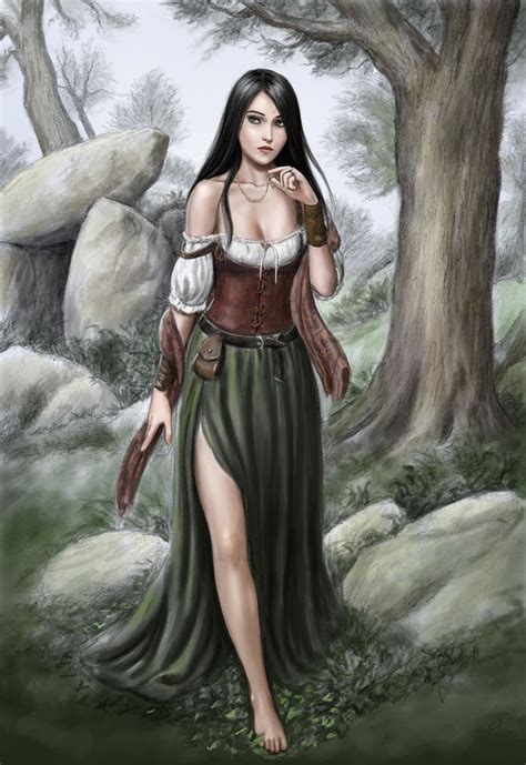 Sorianne By Dashinvaine Fantasy Artwork Mulheres Fantasia