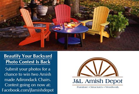 jl backyard contest amish depot