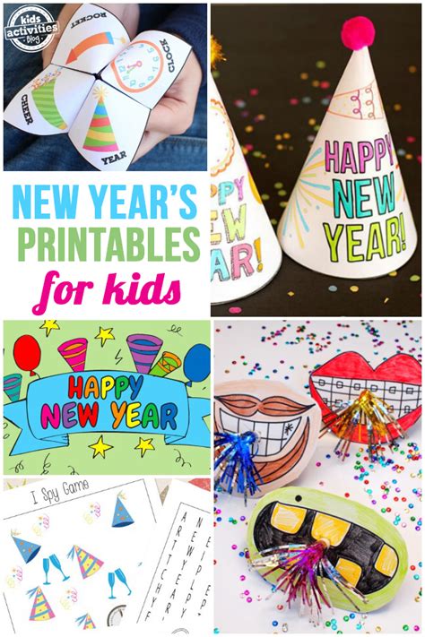 years eve coloring pages  worksheets  ring    year