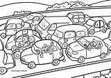 Ausmalbilder Malvorlage Malvorlagen Stau Fahrzeuge Verkehrsstau Ausmalen Straßenverkehr Mewarnai Laki Perempuan Kostenlose sketch template