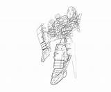 Transformers Grimlock Cybertron sketch template