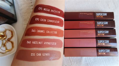 maybelline superstay matte ink liquid lipstick coffee edition review