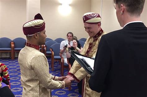 first gay muslim couple marry in the uk see photos