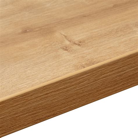 mm arlington oak laminate soft grain wood effect square edge worktop