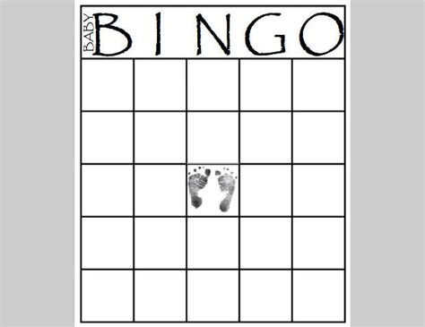 blank bingo template   business template