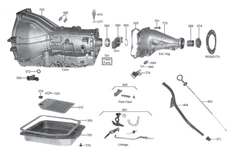 ford ald transmission parts diagram