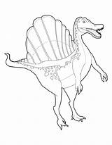 Spinosaurus Coloring Print Hellokids Via sketch template