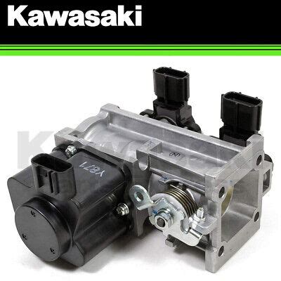 genuine kawasaki mule   throttle body assembly   ebay