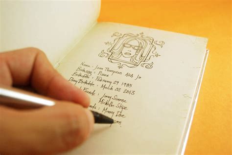 personalized journal  steps  pictures