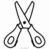 Tijeras Colorear Scissors Tijera Gunting Hitam Putih Mewarnai sketch template